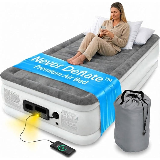 Matelas gonflable de luxe avec pompe intégrée