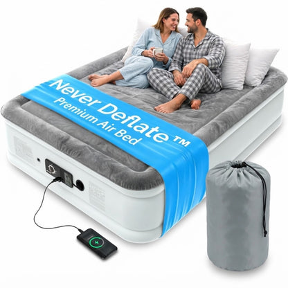 Matelas gonflable de luxe avec pompe intégrée