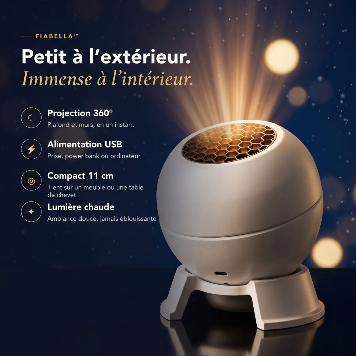 Fiabella™ – Projecteur Magique de Noël