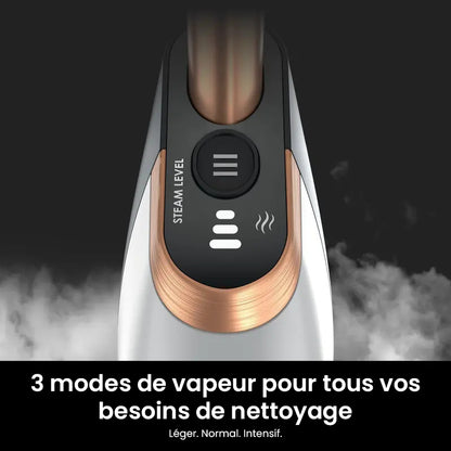 Balai vapeur Shark SteamSpot avec Steam Blaster – Blanc