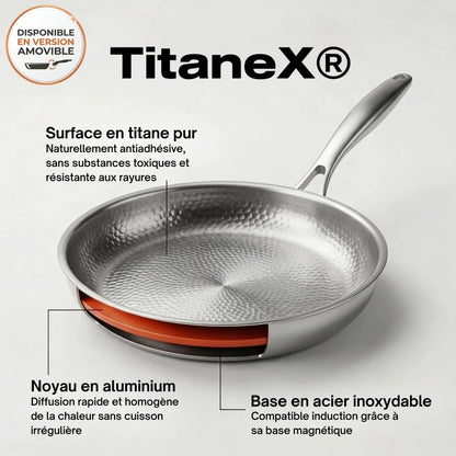TitaneX® – Poêle antiadhérente titane