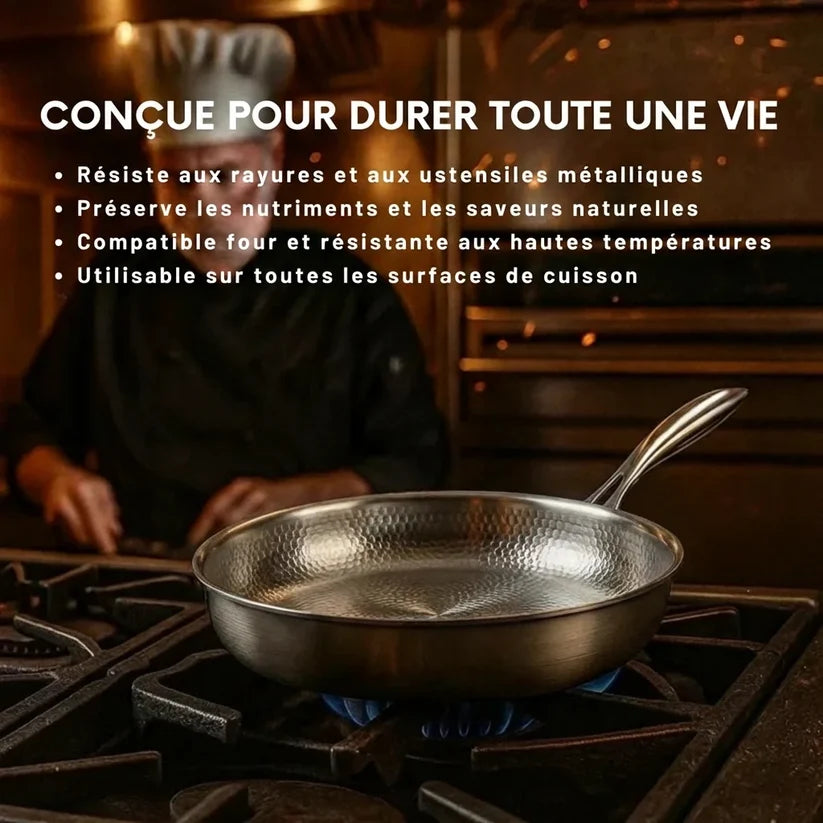TitaneX® – Poêle antiadhérente titane
