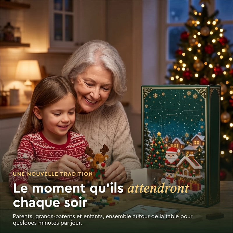 Avventina™ – Calendrier de l'Avent avec 24 mini décorations à construire